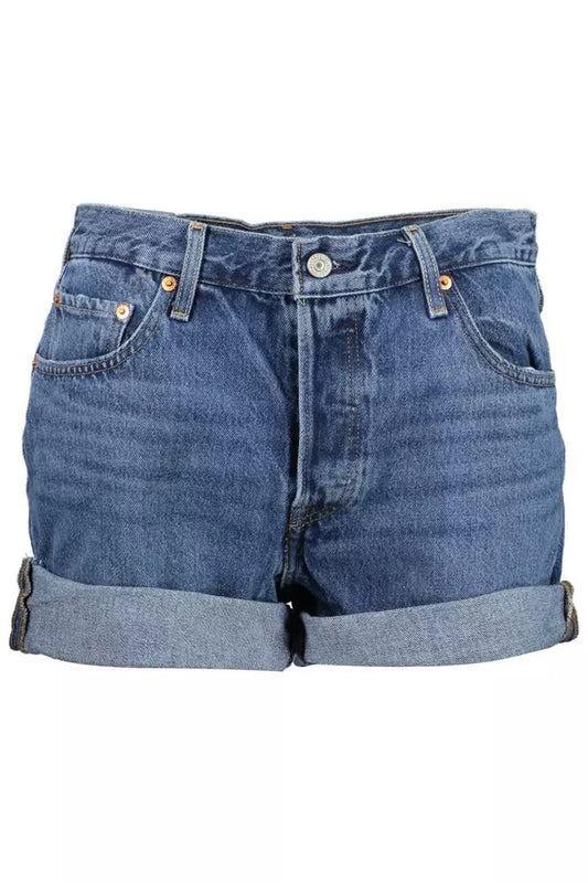 Levi's Chic Summer Blue Cotton Shorts