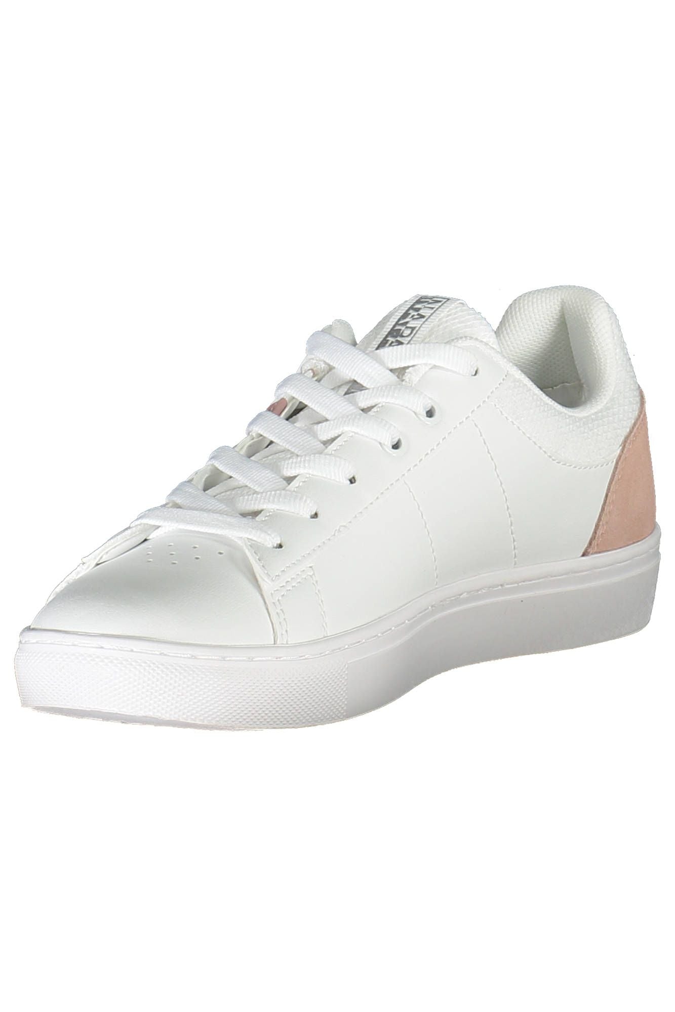 حذاء رياضي أبيض مرتفع من Napapijri مع لمسات متباينة
