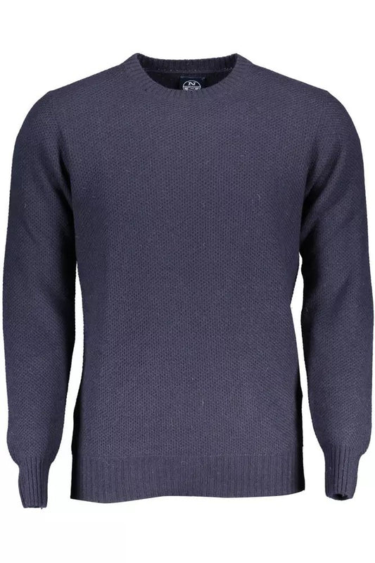 North Sails Elegant Blue Wool-Blend Sweater for Men
