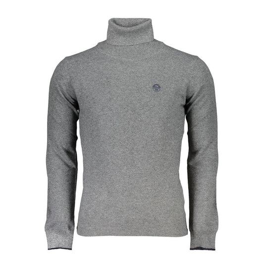 North Sails Trendy Turtleneck Sweater in Gray