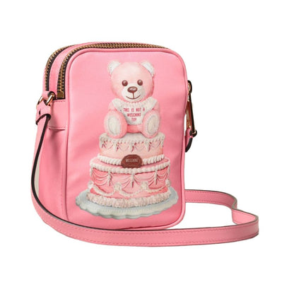 Moschino Couture Pink Nylon Crossbody Bag