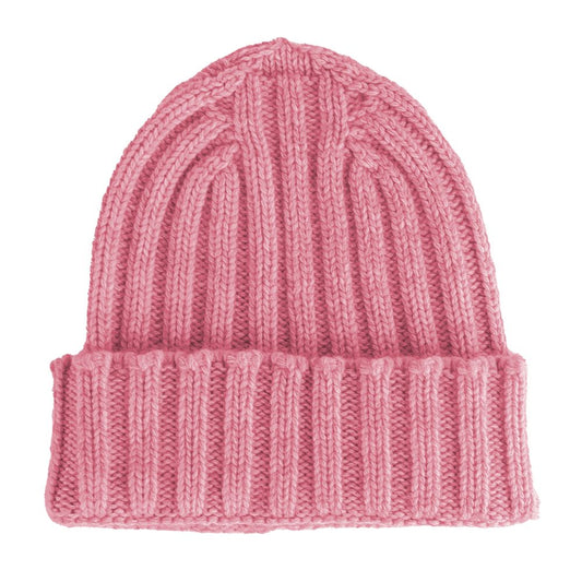 Made in Italy Pink Cashmere Hat