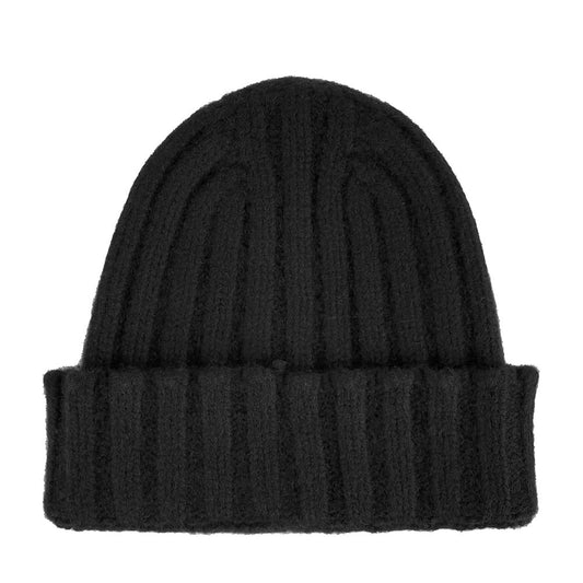 Made in Italy Black Cashmere Hat