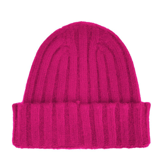 Made in Italy Fuchsia Cashmere Hat
