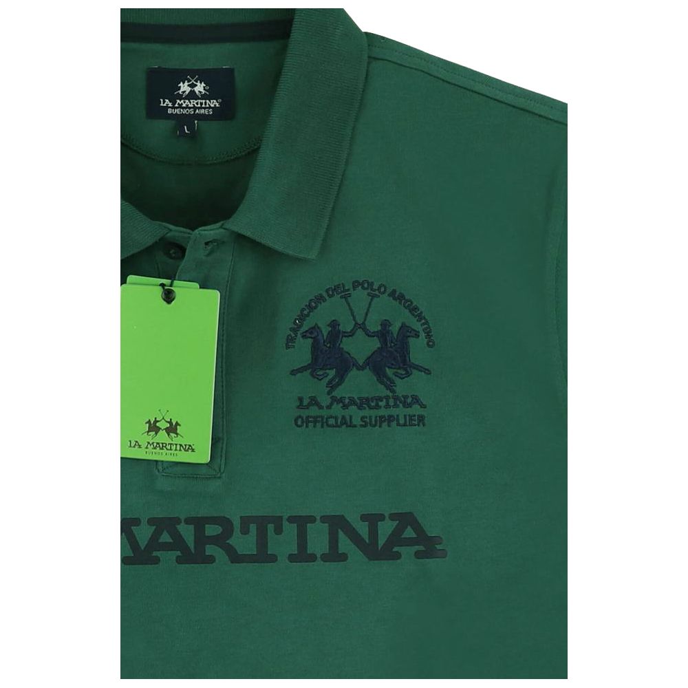 La Martina Elegant Long-Sleeved Jersey Polo