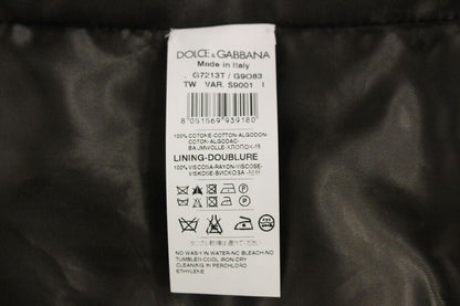 Dolce & Gabbana Elegant Checkered Green Dress Vest