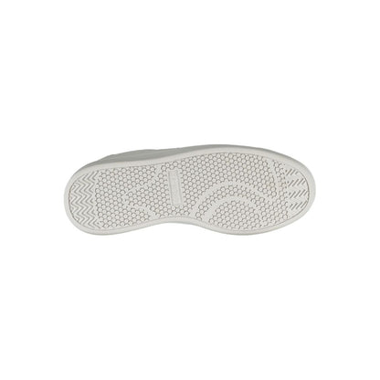 حذاء سيرجيو تاتشيني الرياضي الأنيق باللون الأبيض مع تفاصيل متباينة