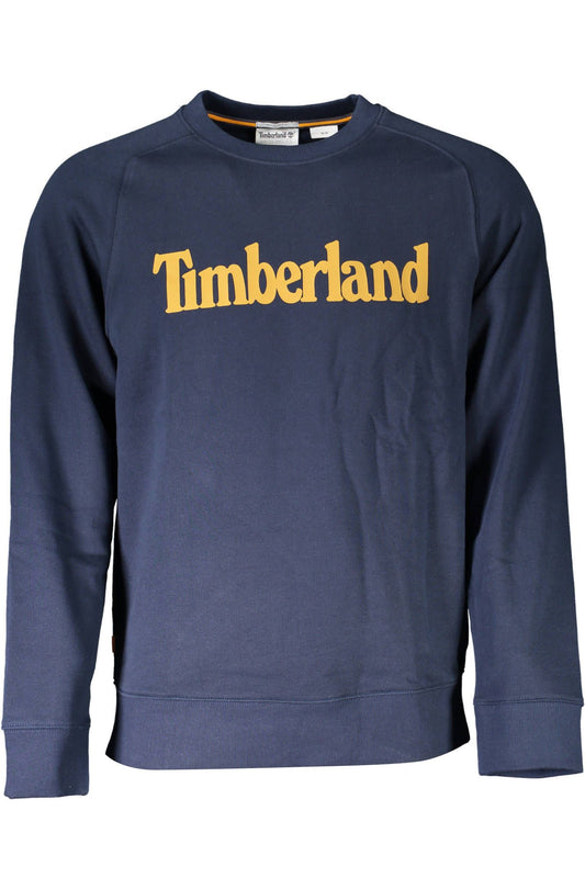 Timberland Chic Blue Round Neck Logo Sweatshirt