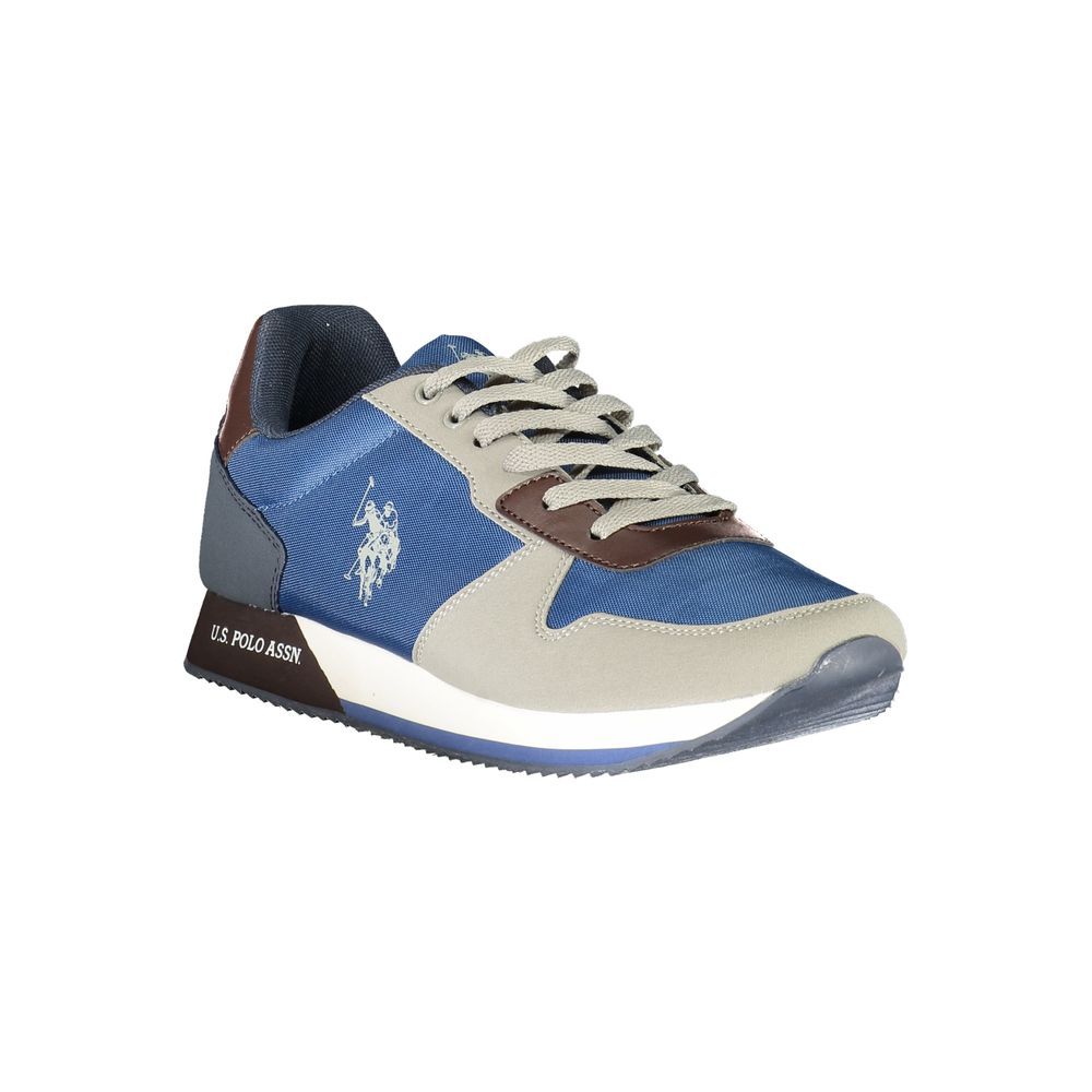 U.S. POLO ASSN. Blue Polyester Sneaker