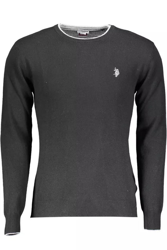 U.S. POLO ASSN. Elegant Slim Fit Textured Sweater for Men