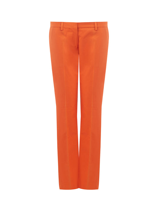 Lardini Orange Cotton Chino Trousers