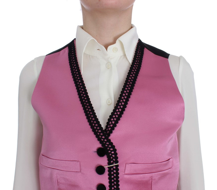 Dolce & Gabbana Silk-Cotton Blend Torero Inspired Vest