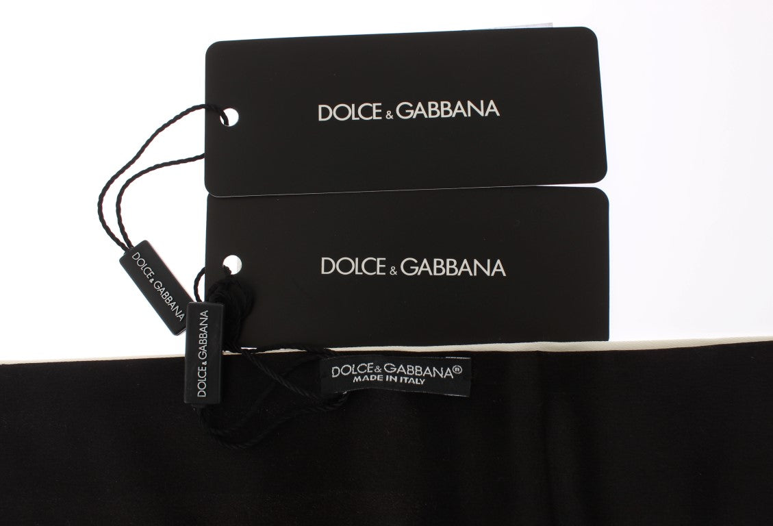 Dolce & Gabbana Exclusive White Silk Cummerbund