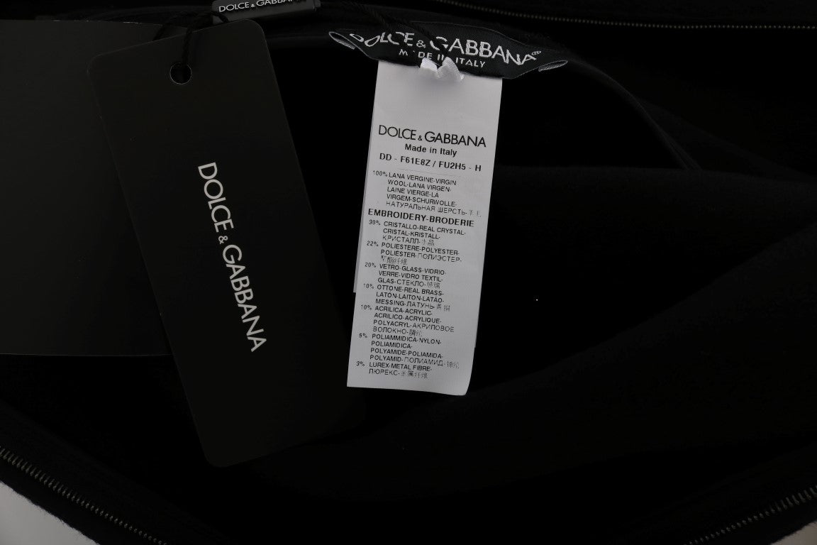 Dolce & Gabbana Black I AM A PRINCESS Crystal Shift Dress