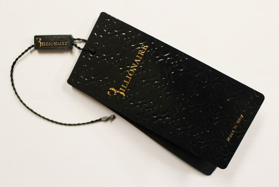 Billionaire Italian Couture Elegant Men's Leather Wallet in Brown