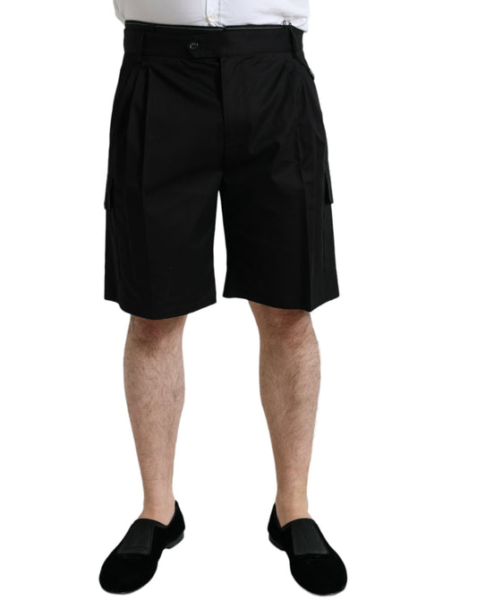 Dolce & Gabbana Sleek Designer Bermuda Cargo Shorts