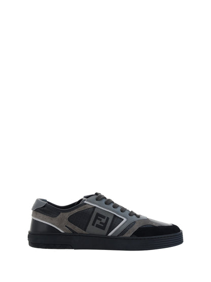 Fendi Elevate Your Steps with Sleek Monochrome Sneakers