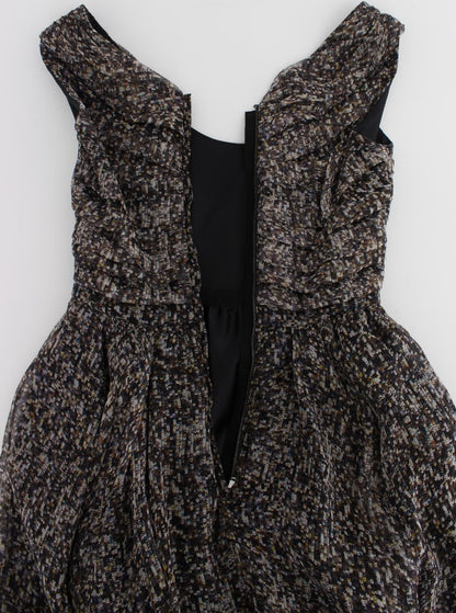 Dolce & Gabbana Glamorous Sequined Silk Full-Length Dress
