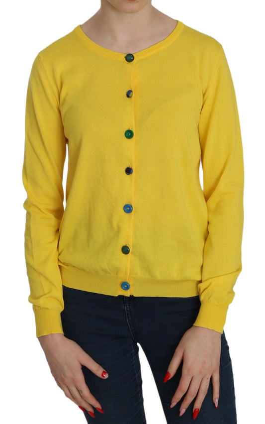 Jucca Radiant Yellow Cotton Sweater