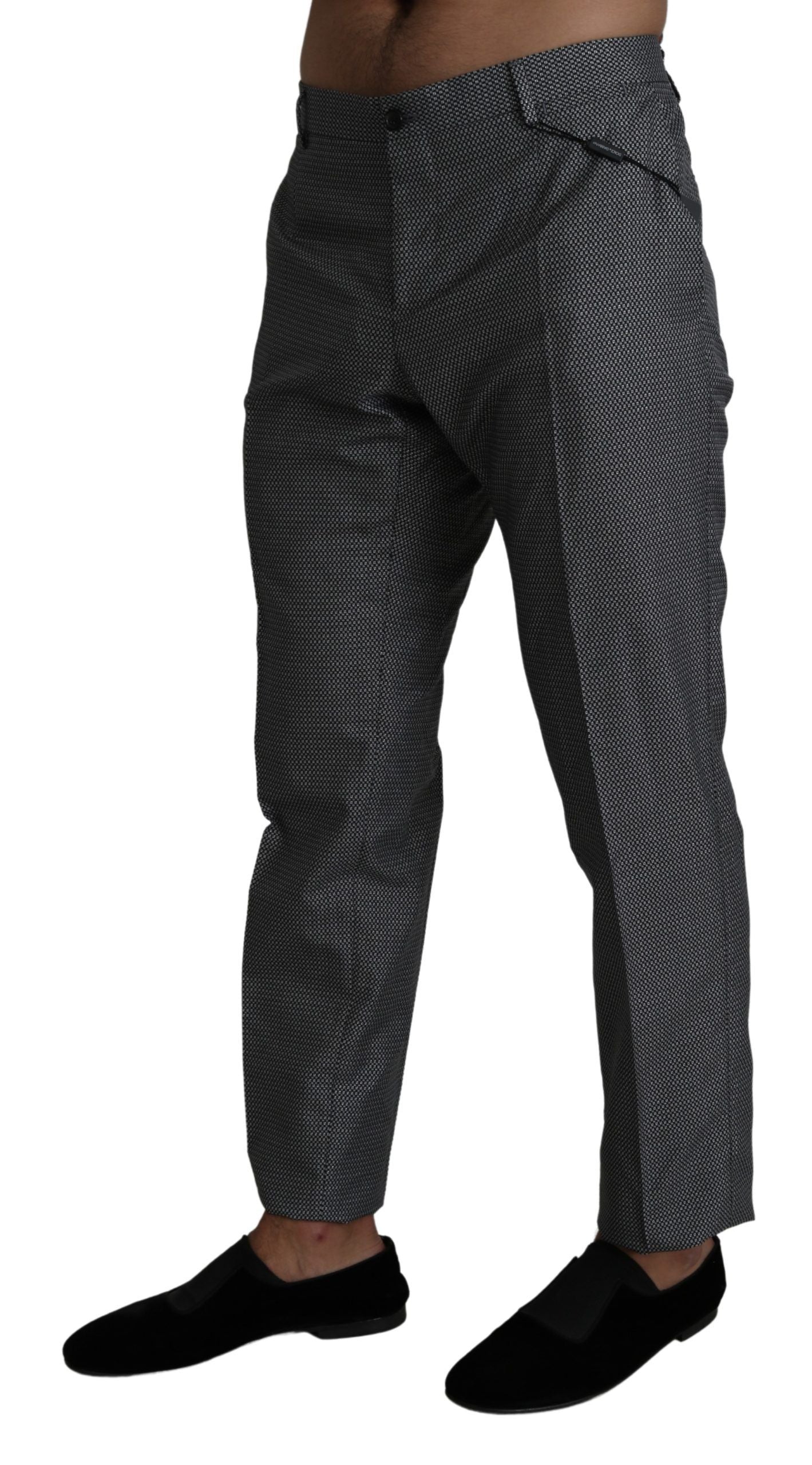 Dolce & Gabbana Gray Formal Dress Trouser Slim Fit Pants