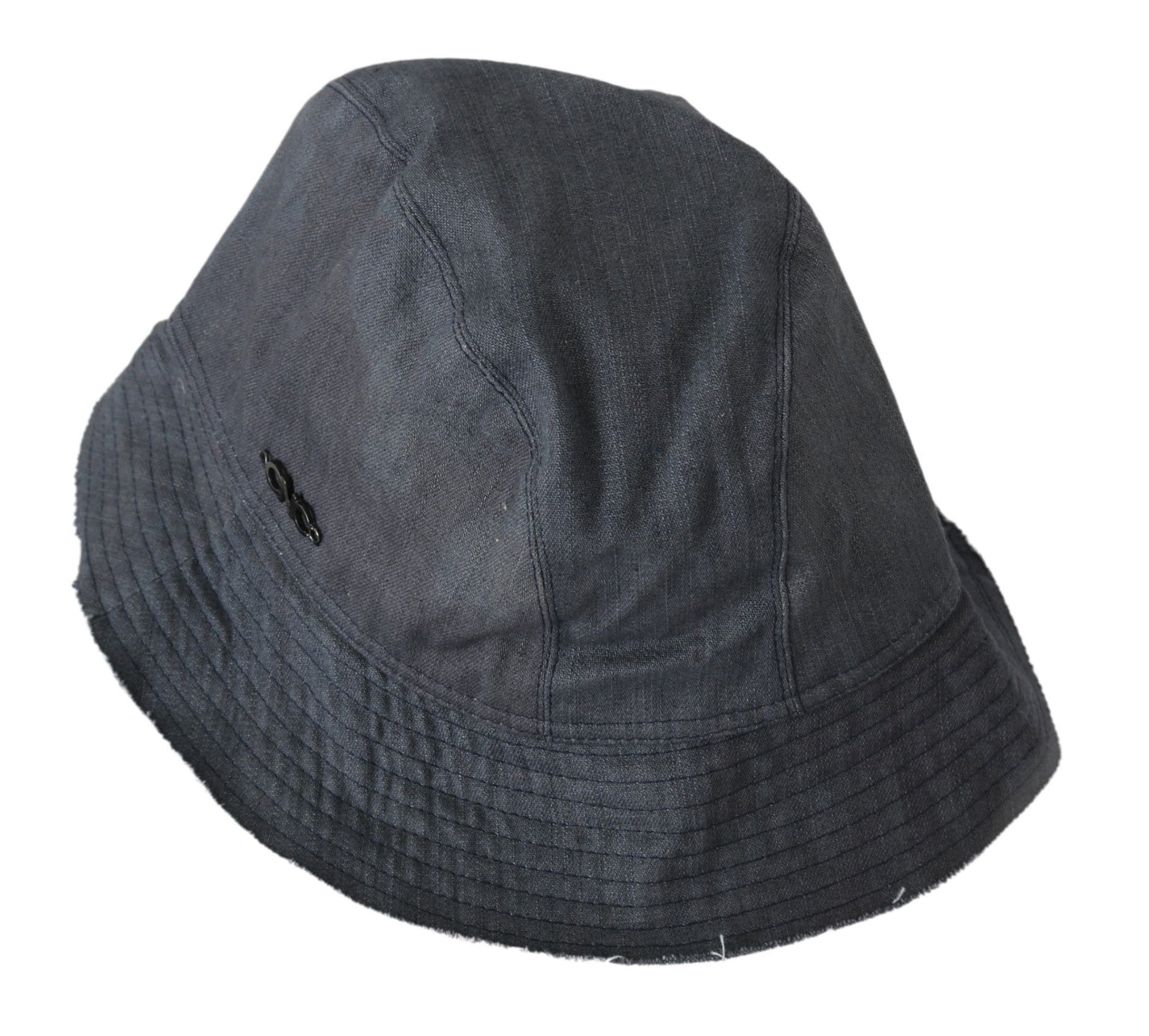 Costume National Black Washed Wide Brim Outdoor Bucket Hat