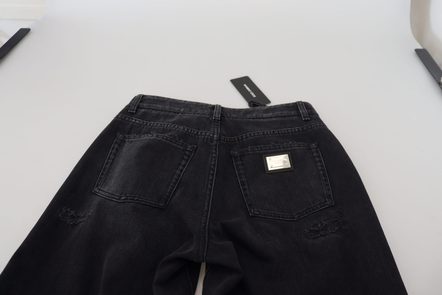 Dolce & Gabbana Chic Black Denim Pants - Elevate Your Wardrobe