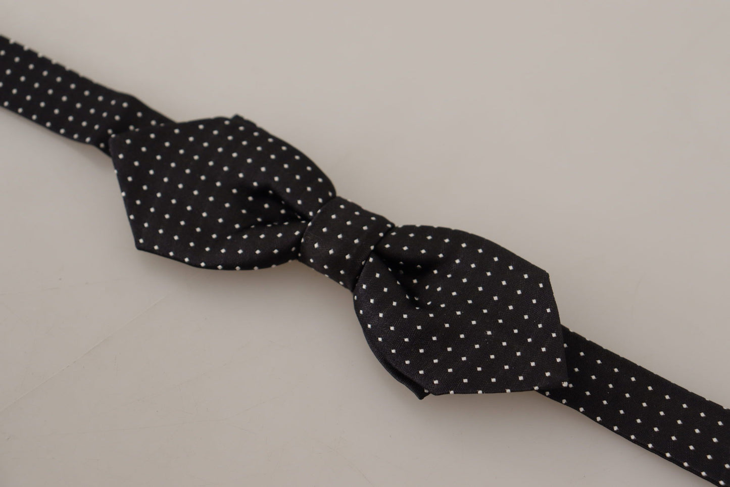 Dolce & Gabbana Exquisite Silk Polka Dot Bow Tie