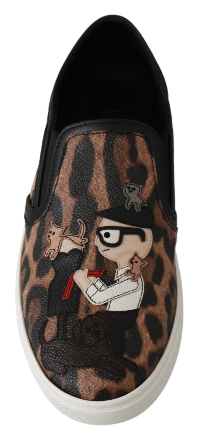 حذاء Dolce &amp; Gabbana الأنيق بطباعة الفهد لراحة أنيقة