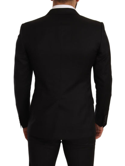 Dolce & Gabbana Black Check MARTINI SLIM FIT 2 Piece Suit