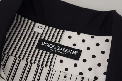 Dolce & Gabbana Elegant Black & White Cotton Shirt