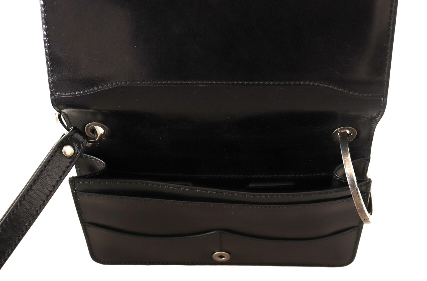 Dolce & Gabbana Elegant Mini Leather Wallet in Timeless Black