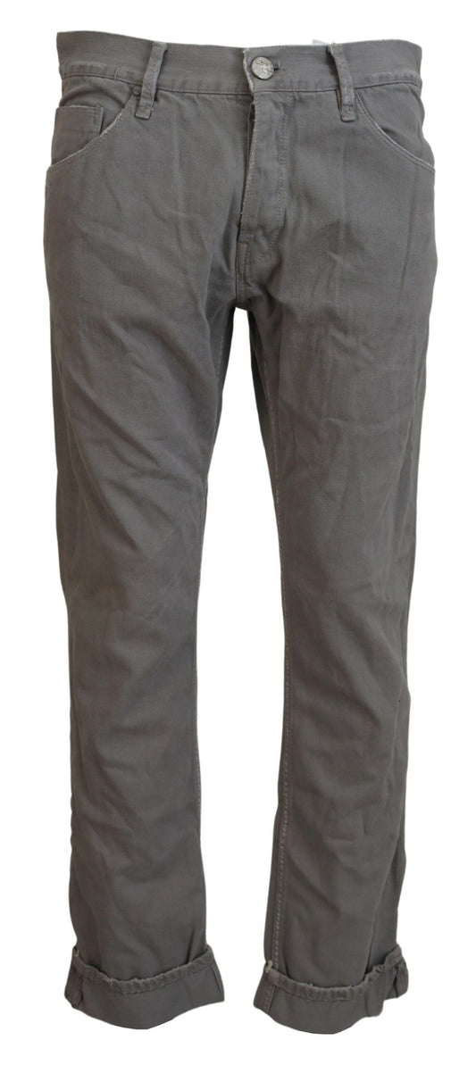 Acht Sleek Regular Denim Gray Jeans