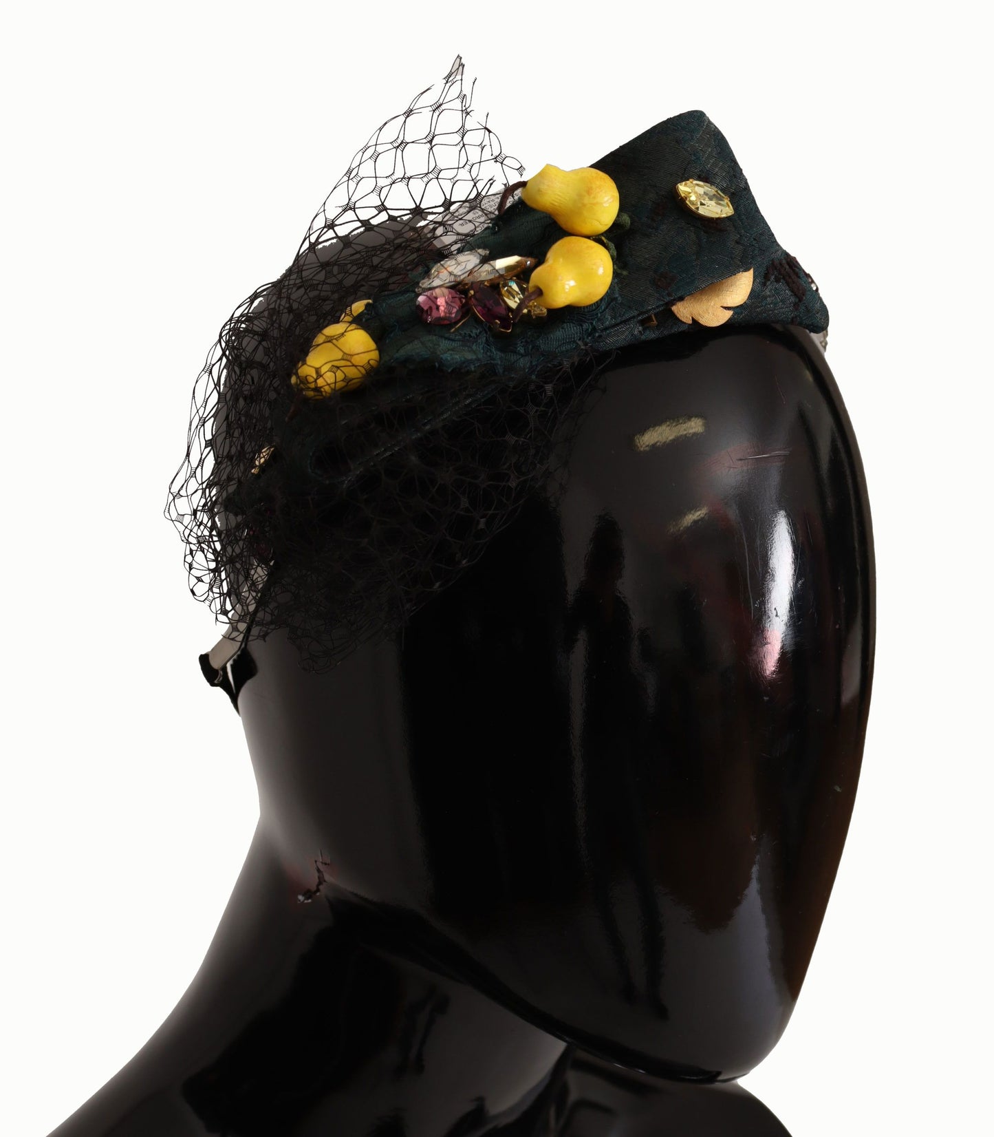 Dolce & Gabbana Purple Crystal Diadem Headband Lemons Sicily Tiara