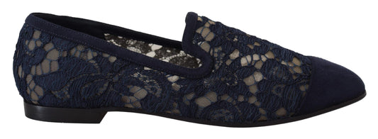 Dolce & Gabbana Elegant Blue Loafers Flats - Summer Chic