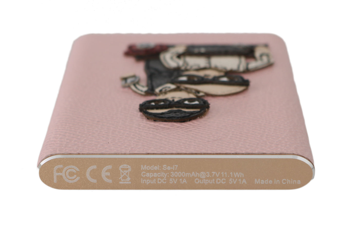Dolce & Gabbana Charger USB Pink Leather #DGFAMILY Power Bank