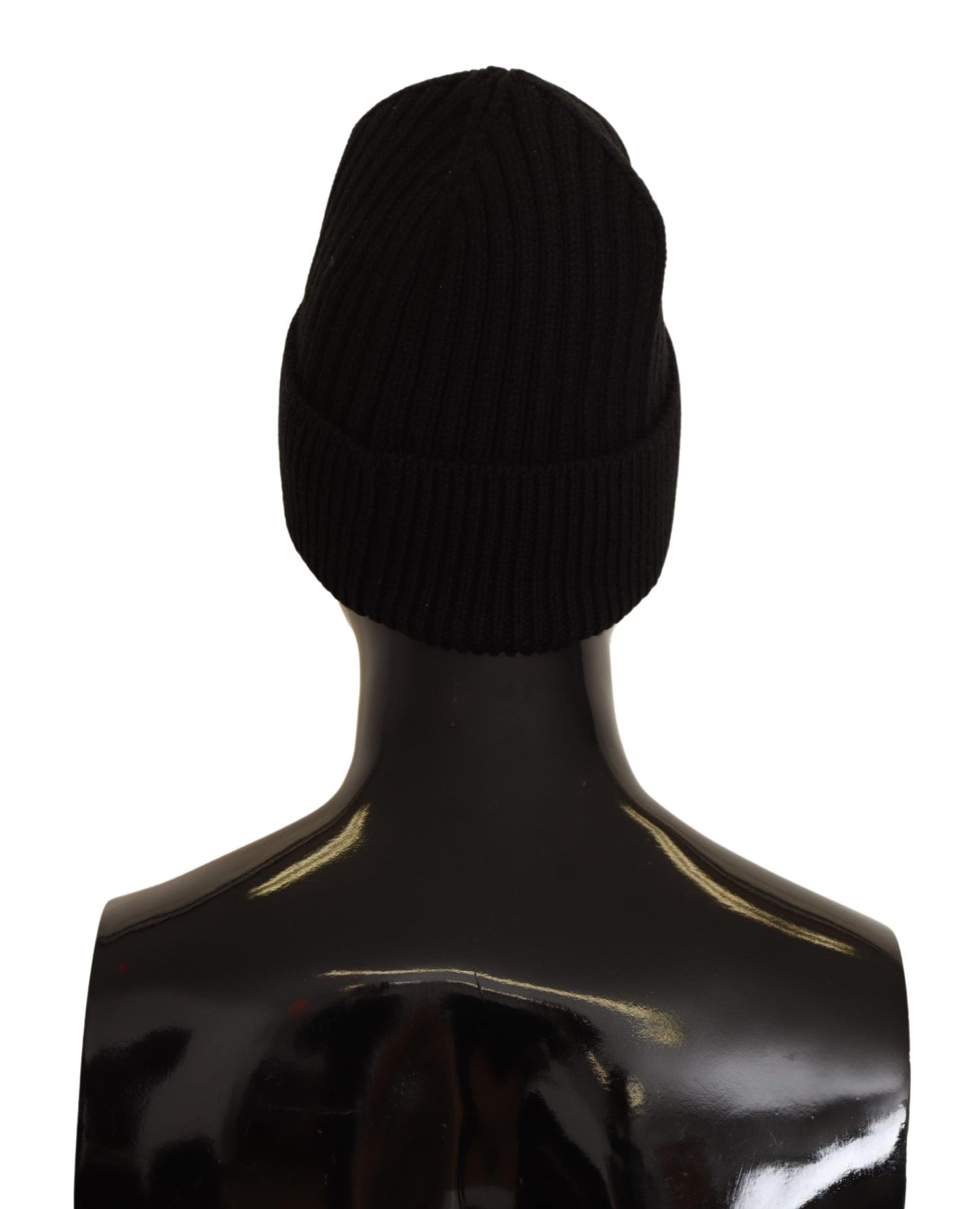 Dolce & Gabbana Black Wool Knit Women Winter Hat