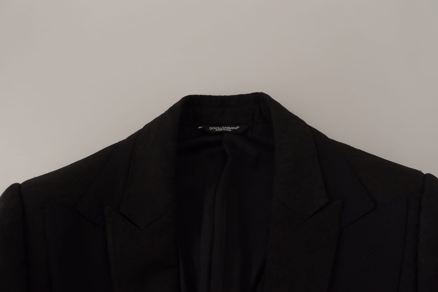 Dolce & Gabbana Black Polyester Formal 2 Piece MARTINI Suit