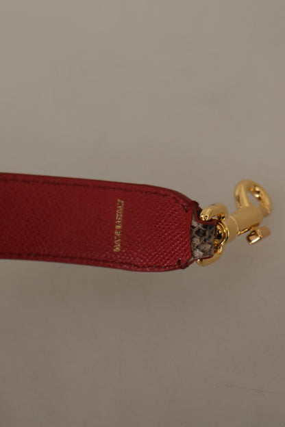 Dolce & Gabbana Elegant Python Leather Shoulder Strap
