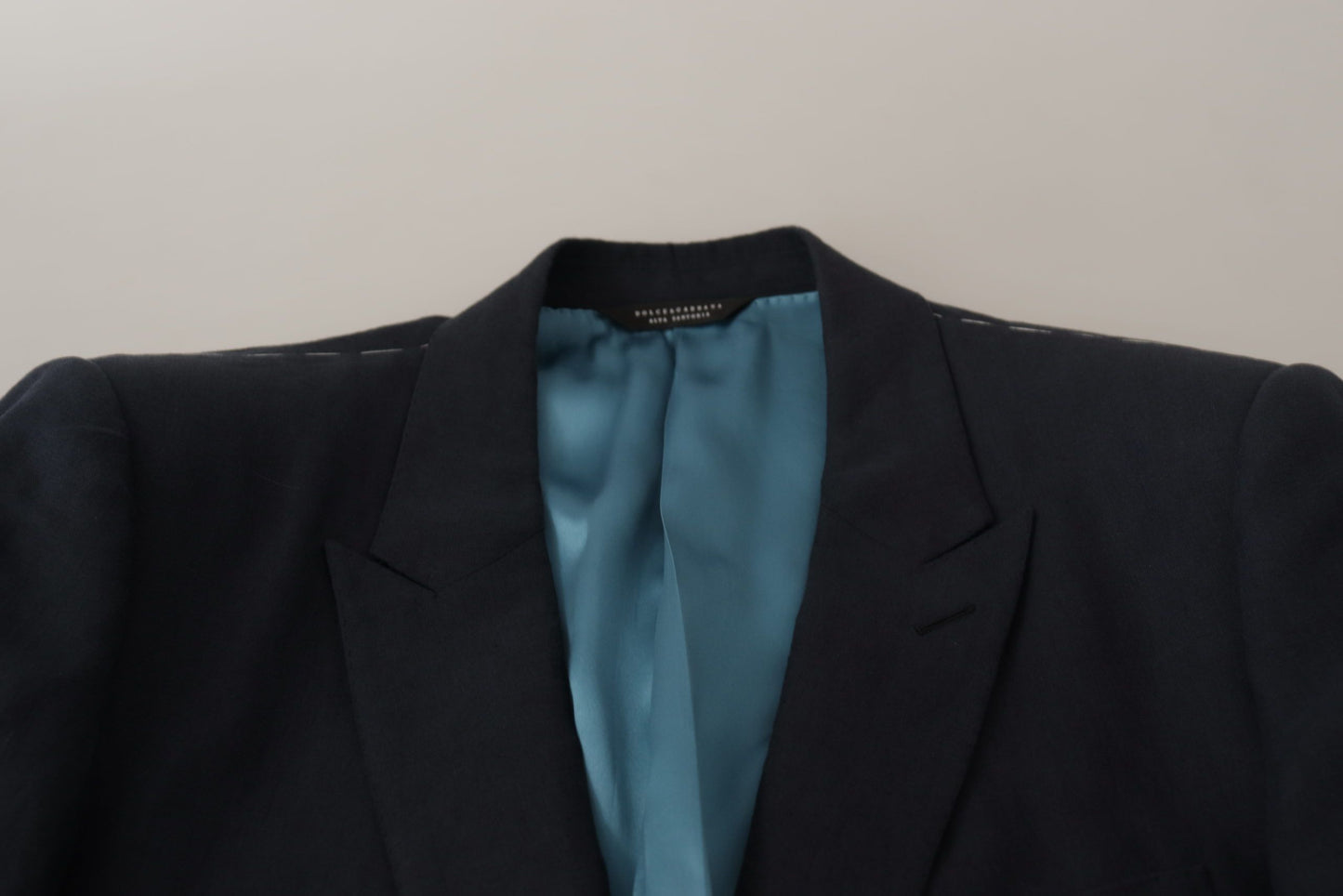 Dolce & Gabbana Dark Blue ALTA SARTORIA Jacket Coat Blazer