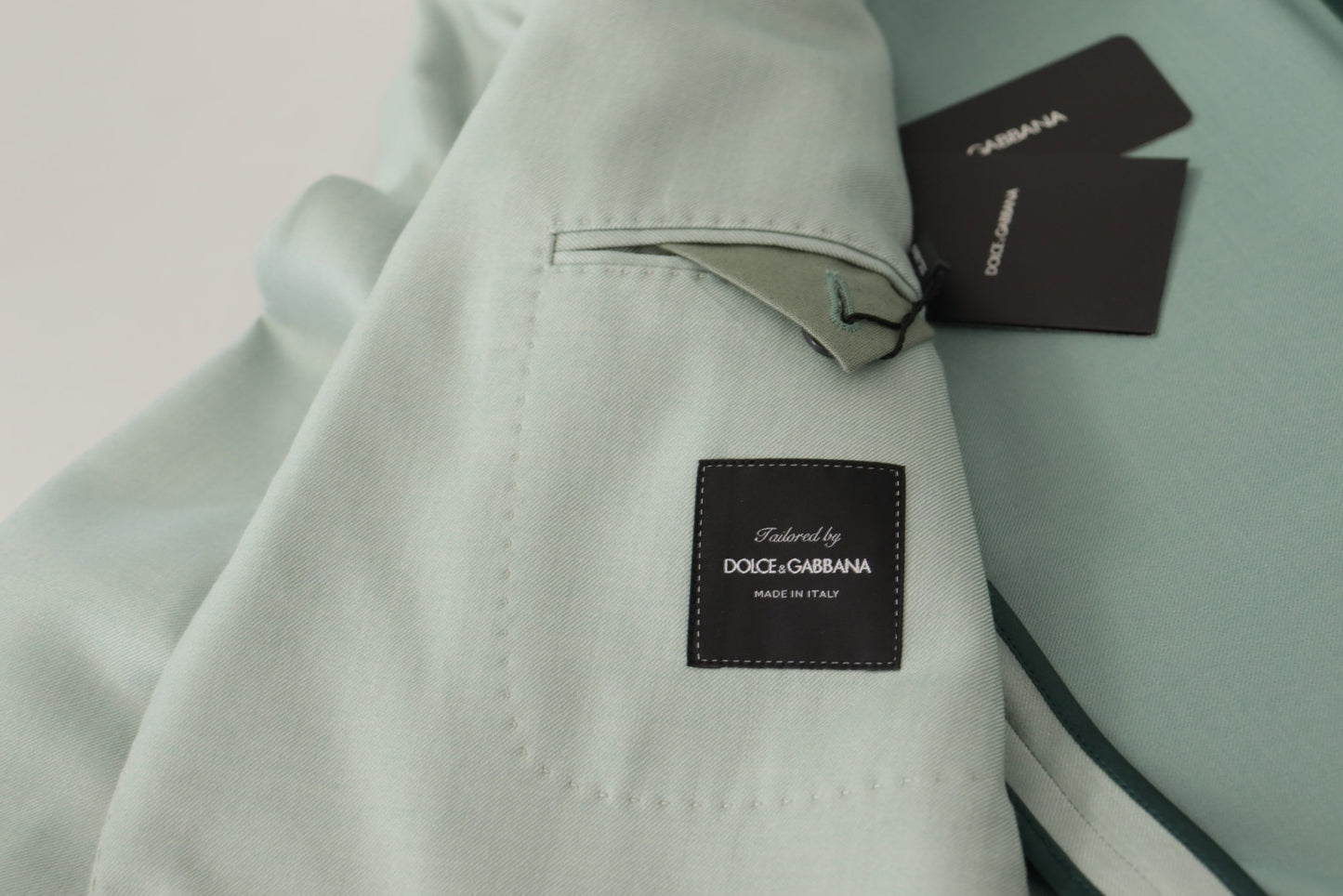 Dolce & Gabbana Green Cashmere Jacket Blazer Jacket