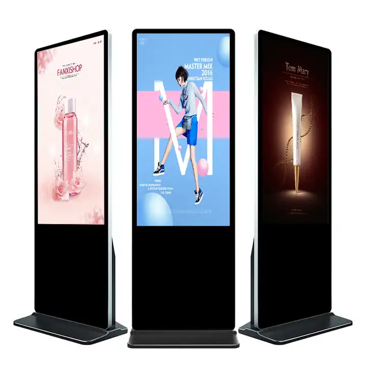 55inch Indoor LCD touch screen kiosk digital signage and displays advertising machine stand display screen