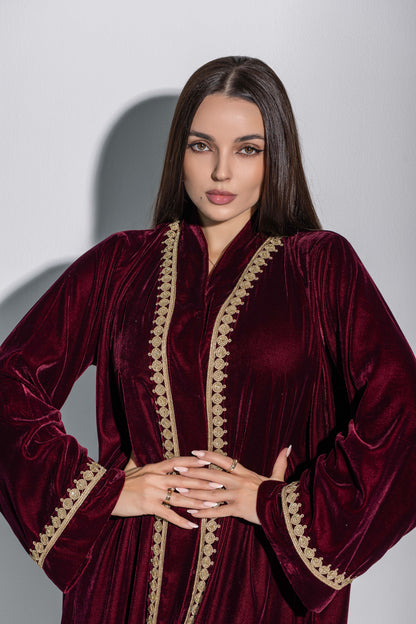 Red Jade Abaya