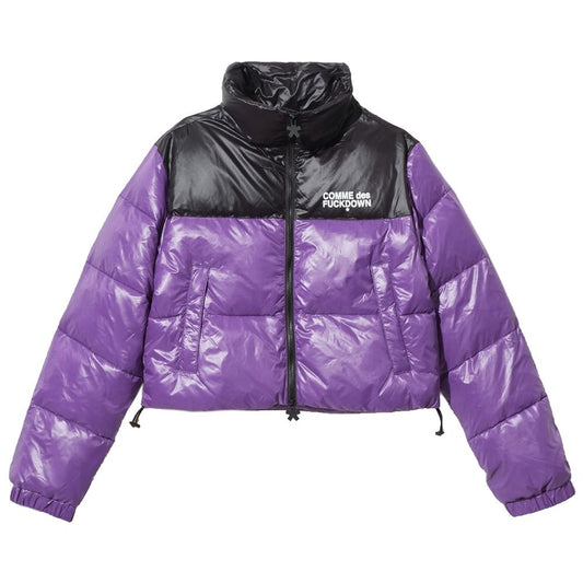 Comme Des Fuckdown Chic Purple Nylon Down Jacket