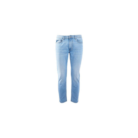 Yes Zee Sleek Comfort Denim Five-Pocket Light Wash Jeans
