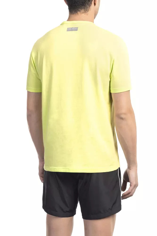 Bikkembergs Yellow Cotton T-Shirt
