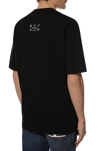 Diego Venturino Black Cotton T-Shirt