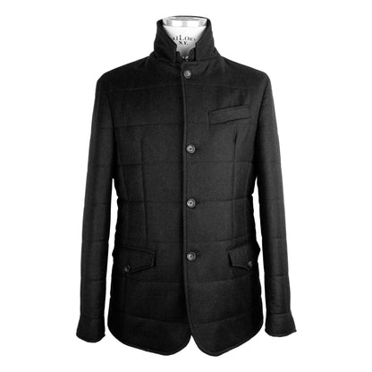 Made in Italy Black Wool Jacket