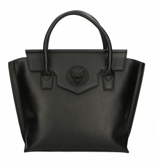 Plein Sport Elegant Black Magnetic Handbag