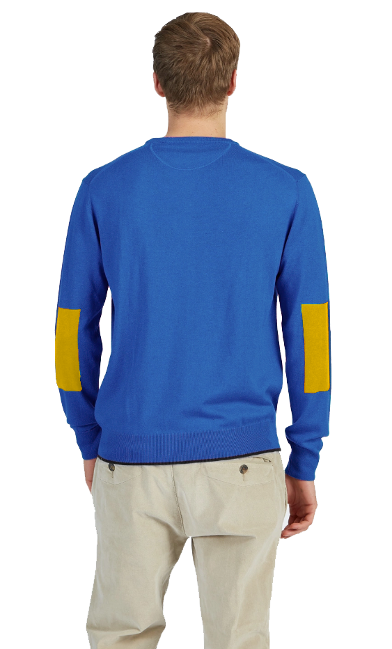 La Martina Light Blue Cotton Sweater