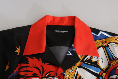 Dolce & Gabbana Multicolor Silk Casual Elegance Shirt